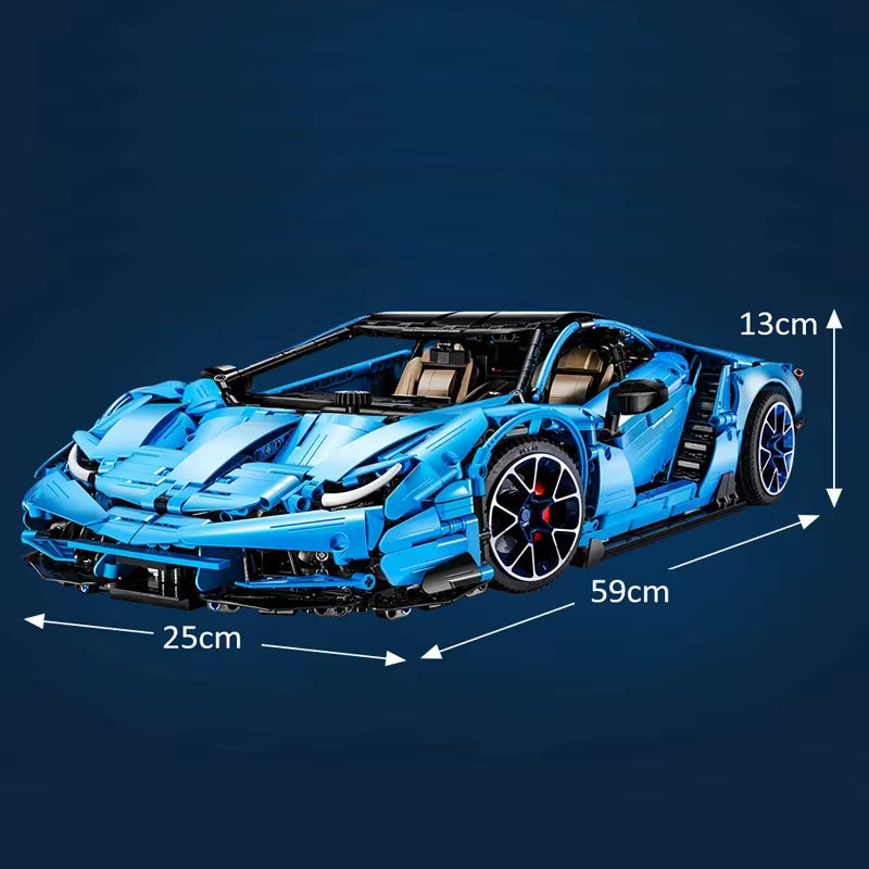 Ultimate Raging Blue-Bull 3842PCS