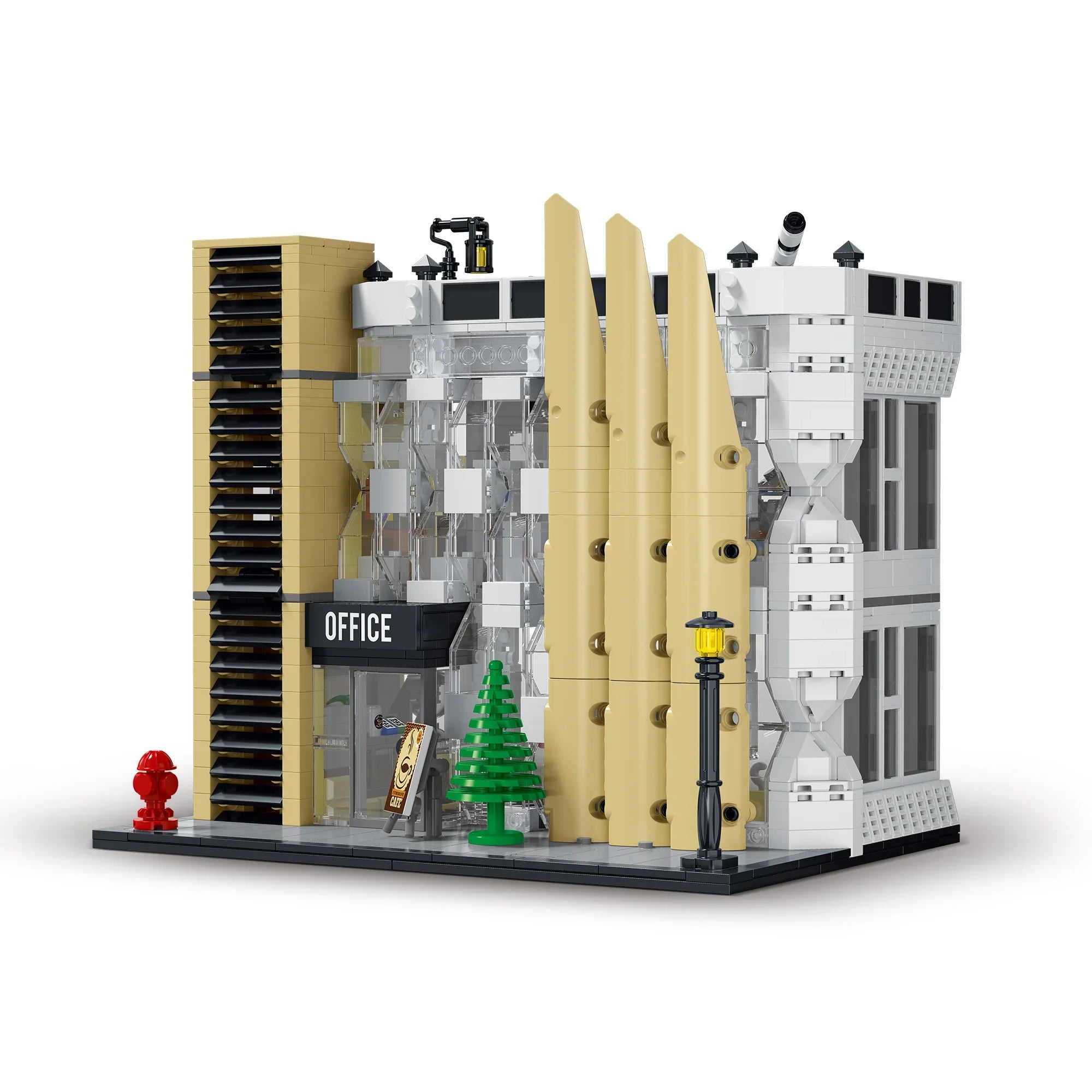 Office Building With Light 1499PCS