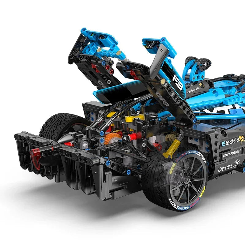 F1 Elektrischer Super-Rennwagen 1667 Teile