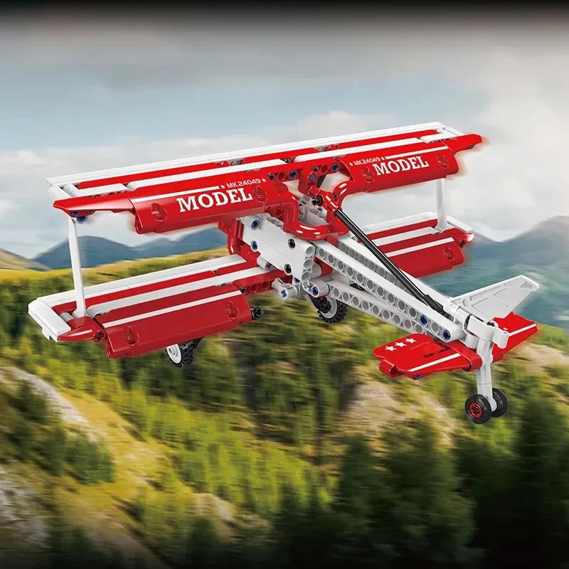 Doppeldecker Flugzeug 300 Teile