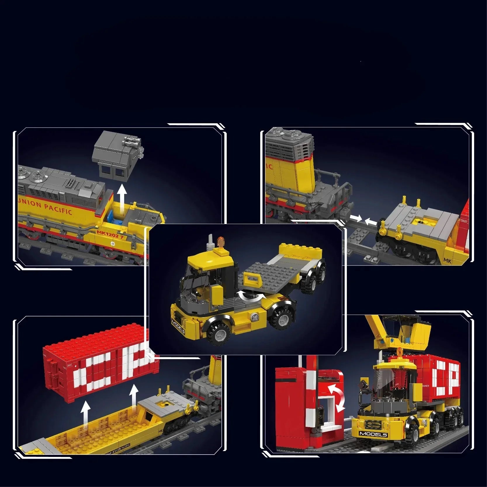 Train Express Motorisé EMD SD40-2 1170PCS