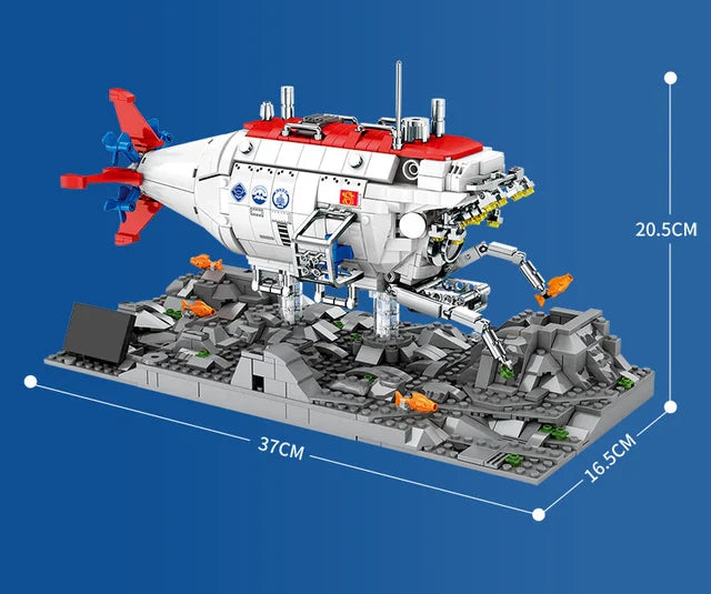 Deep Sea Manned Submersible Boat 1288PCS