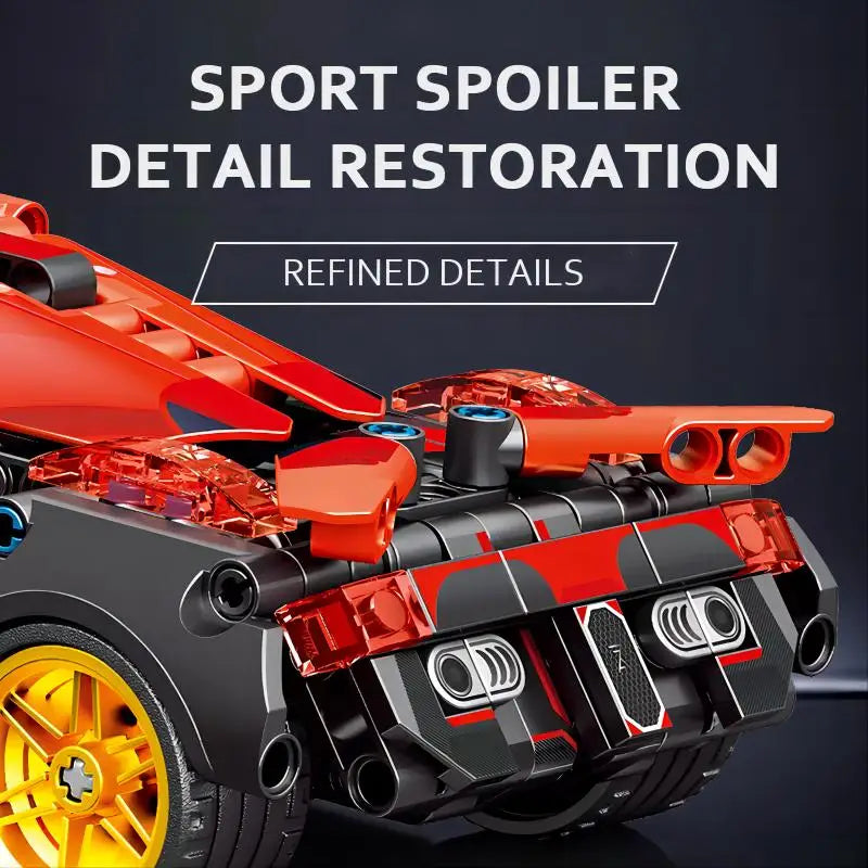 Minibricks Red Hypercar 427PCS