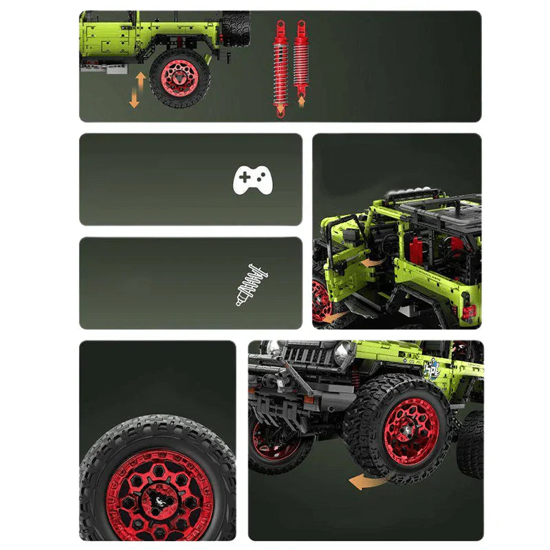 Geländewagen 4x4 2544 Teile