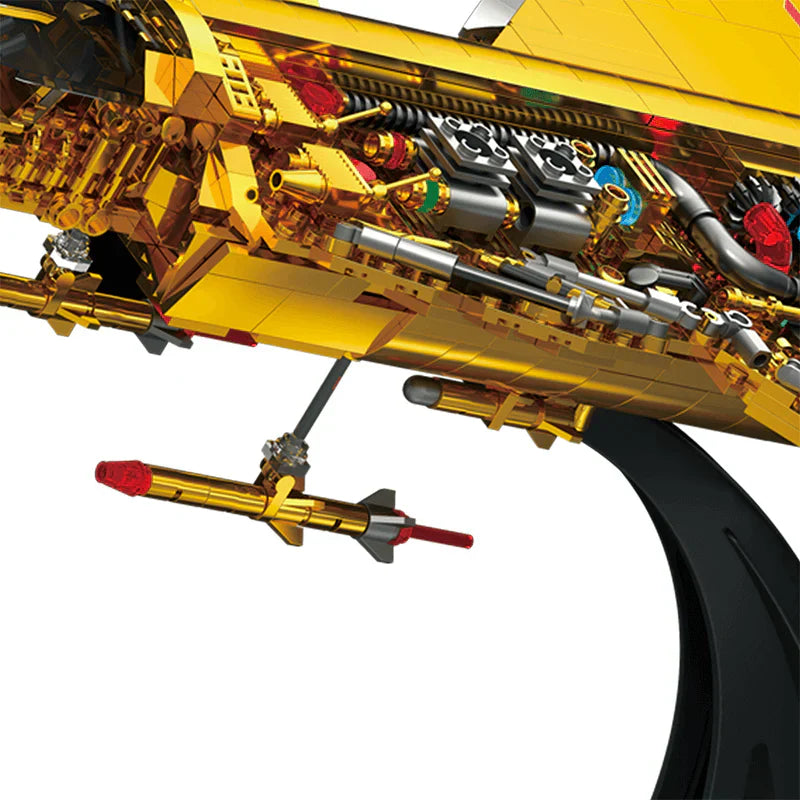 Gold Edition J-20 Kampfflugzeug 1202 Teile
