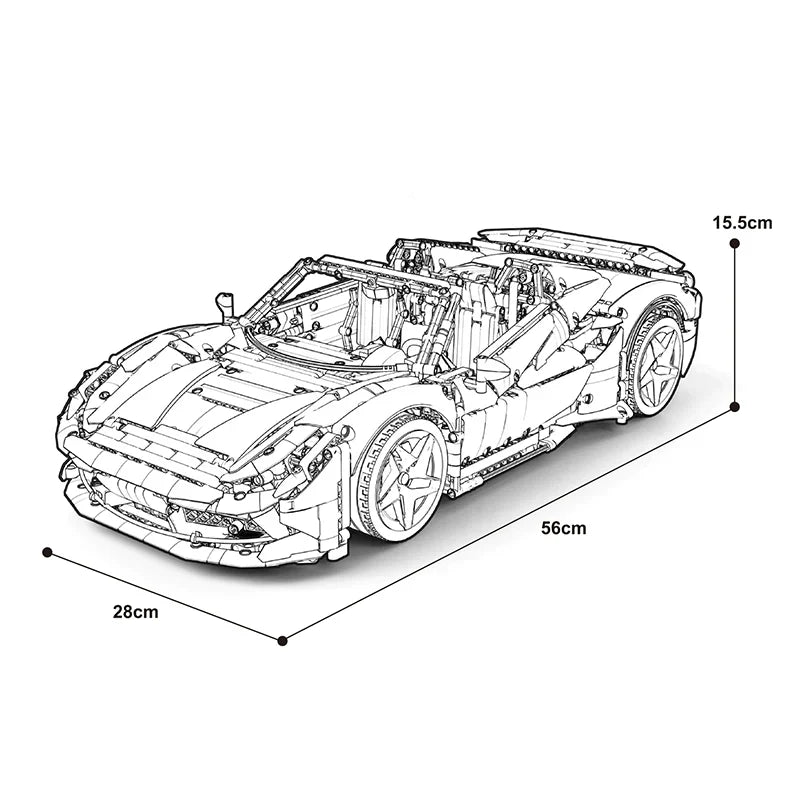 Ultimate Italian F8 Convertible 3780PCS