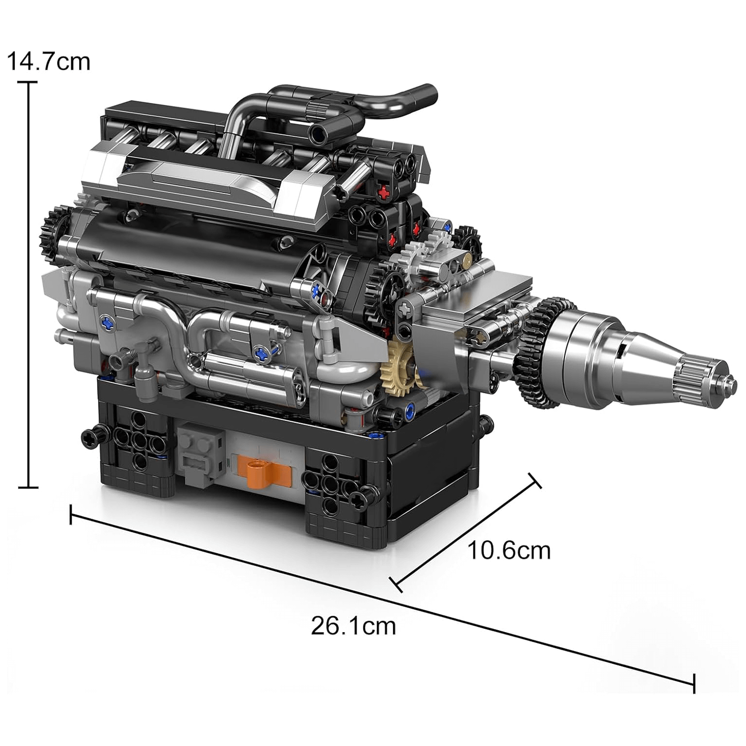 Britisches Luxus V12 Motor 733 Teile