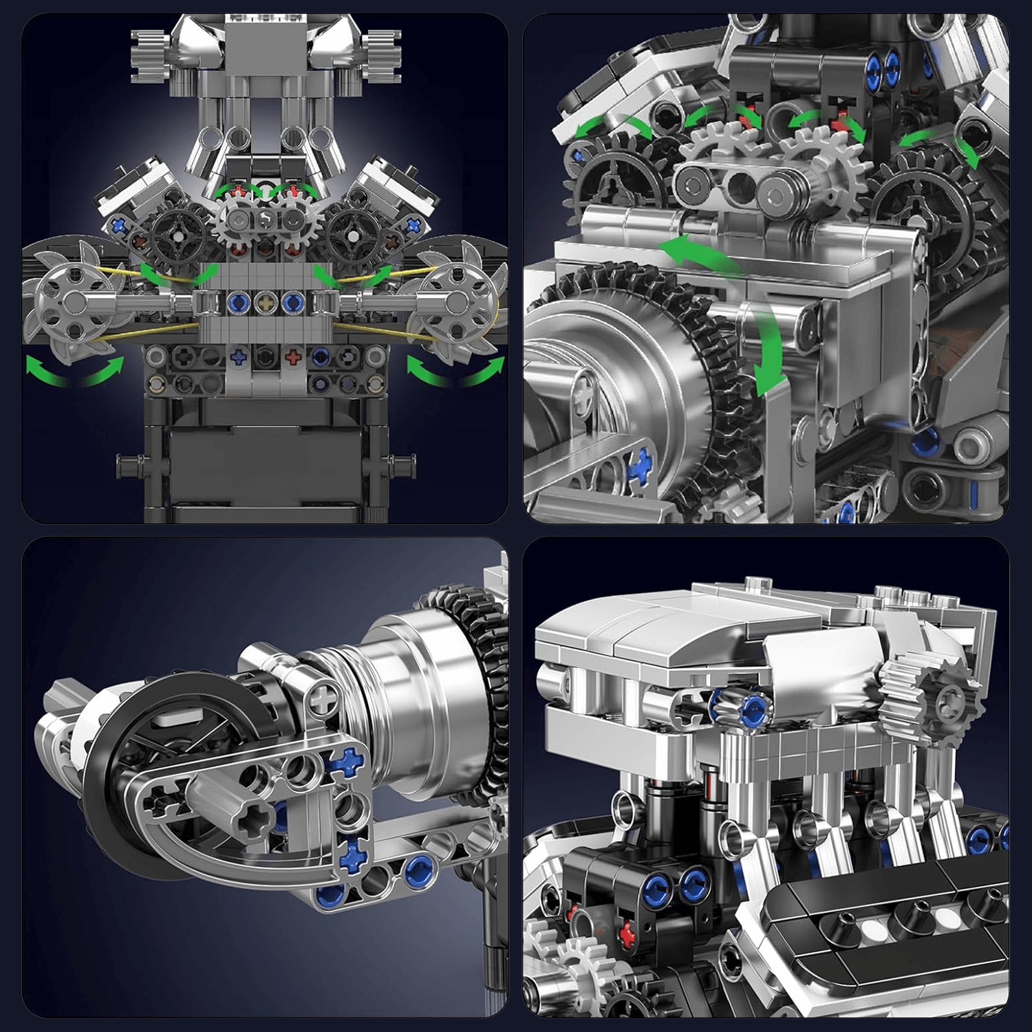 Britischer Supersportwagen V8-Motor 737TEILE