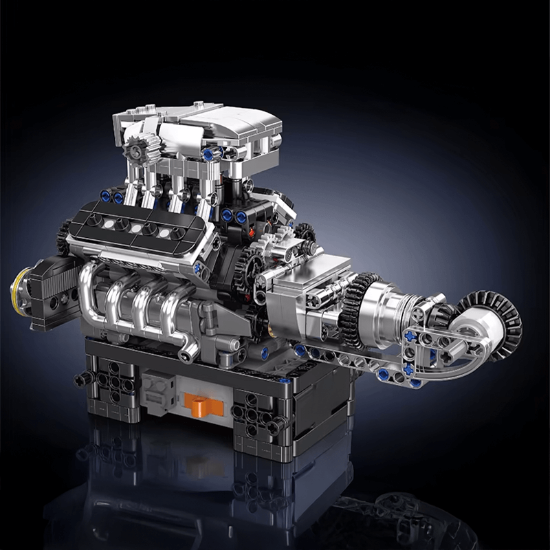 British Supercar V8 Engine 737PCS