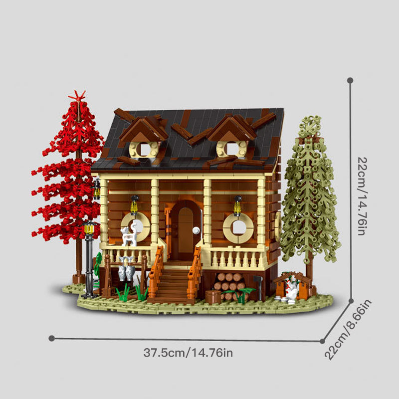 The Forest Cabin 1645PCS