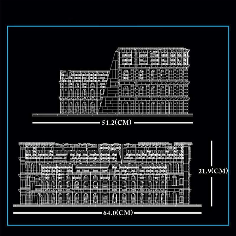 Roman Colosseum 3653PCS