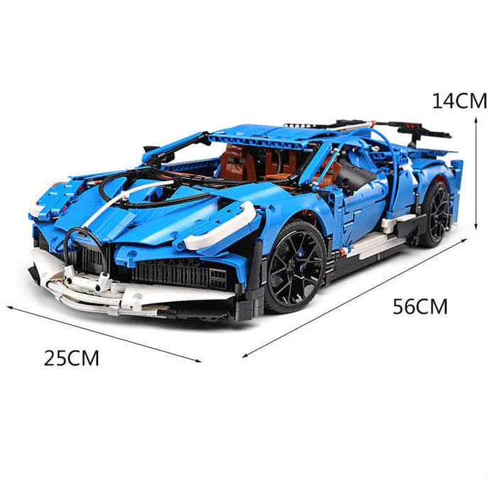 Blue French Hypercar 3858PCS
