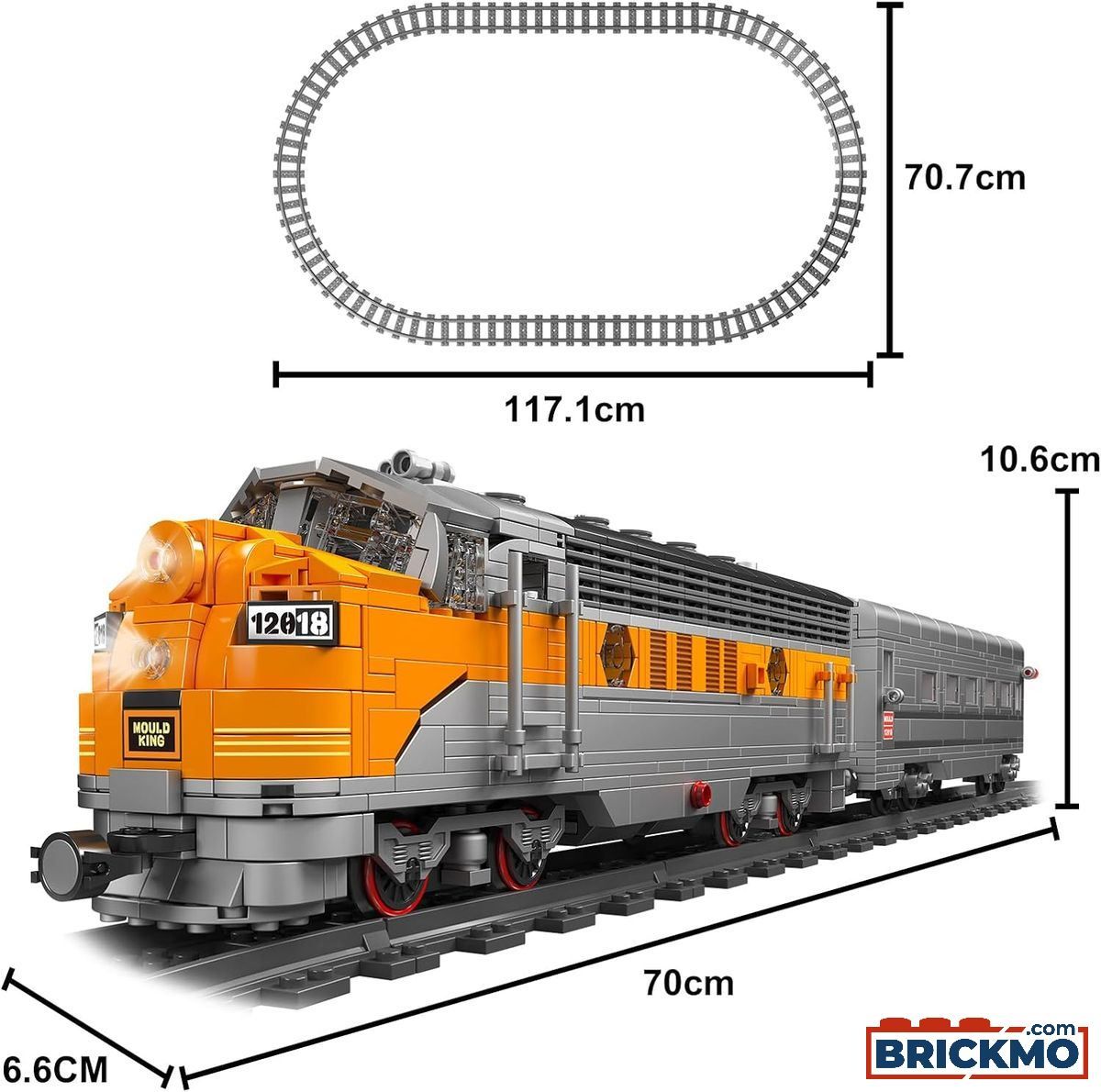 F7 WP Express Train 1751PCS