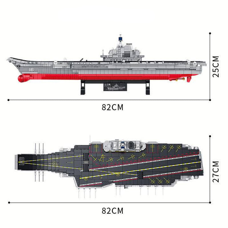Creative Military Ship 1379PCS