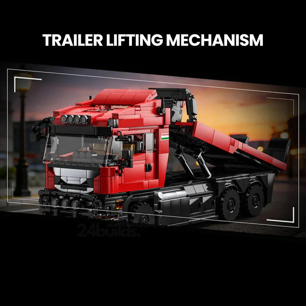 Supercar Transporter Truck Prancing 1727PCS