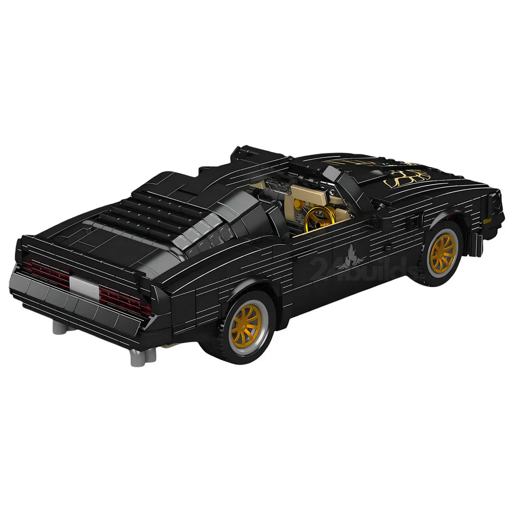 Cabriolet Muscle Car Américain Classique des Années 70 - 1556 Pièces