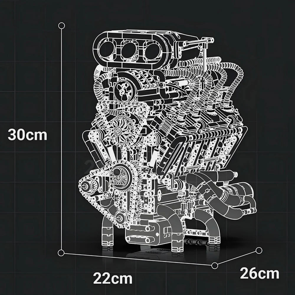 V8 Kompressormotor 2346 Teile