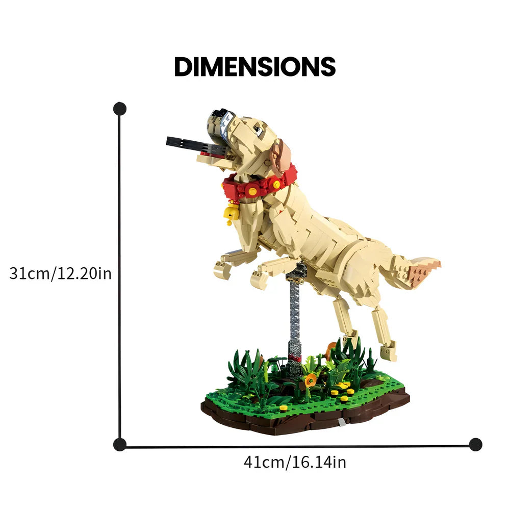 Labrador Dog Kit 1258PCS