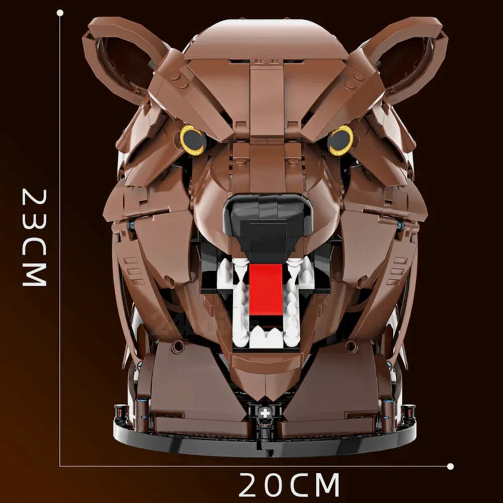 Decorative Bear Head Art Edition 1005PCS