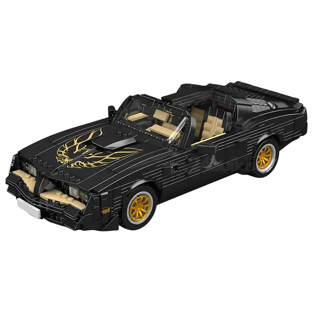Cabriolet Muscle Car Américain Classique des Années 70 - 1556 Pièces