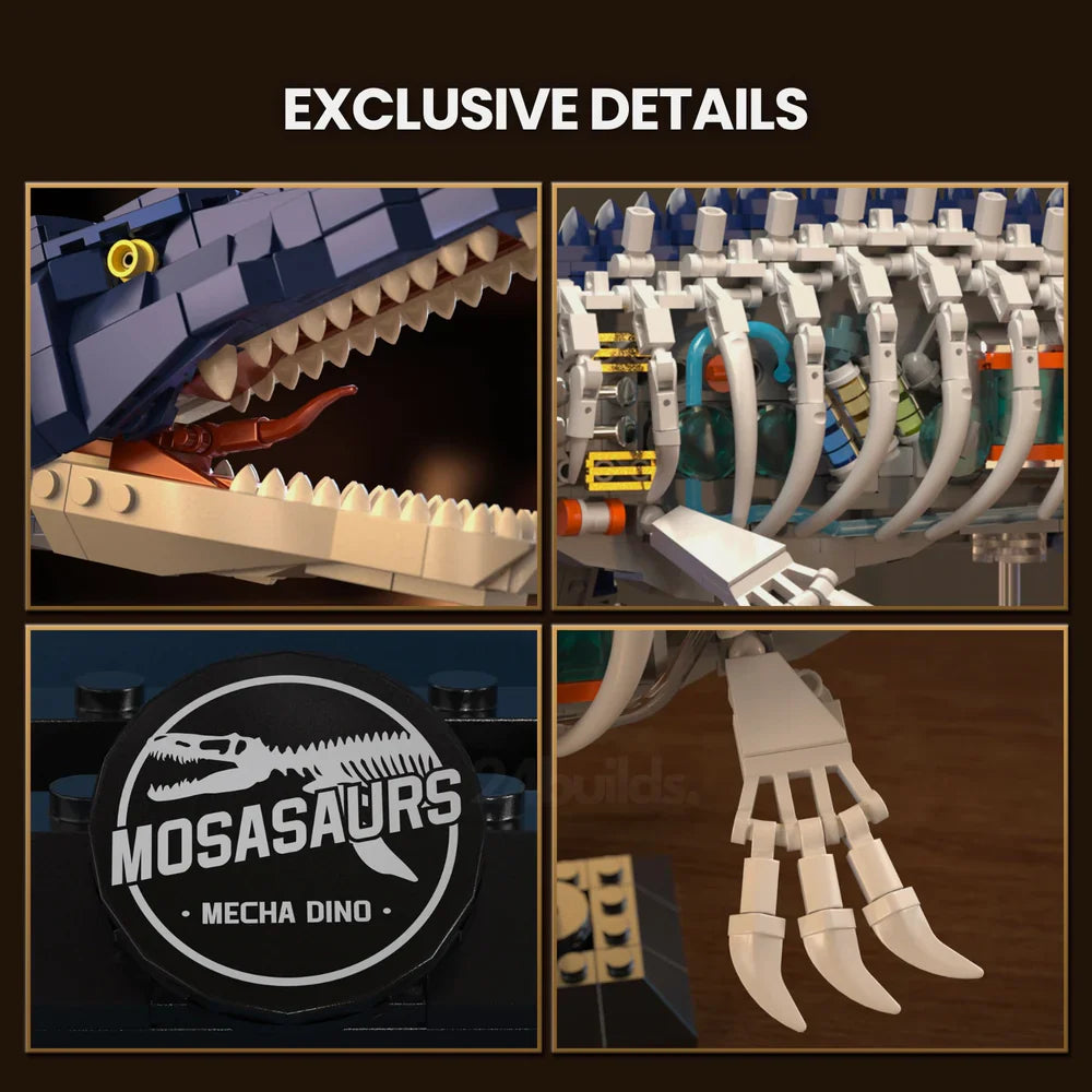 Cyber Mosasaurus Mechanical Creature 1028PCS