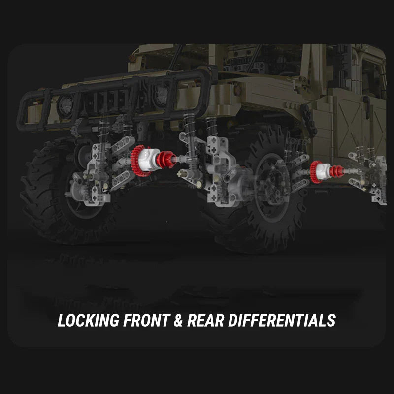 Army Hammer Off-Road Car 3935PCS