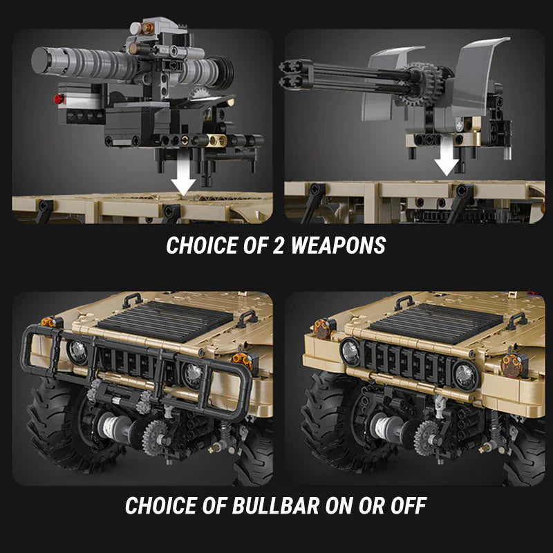 Army Hammer Off-Road Car 3935PCS