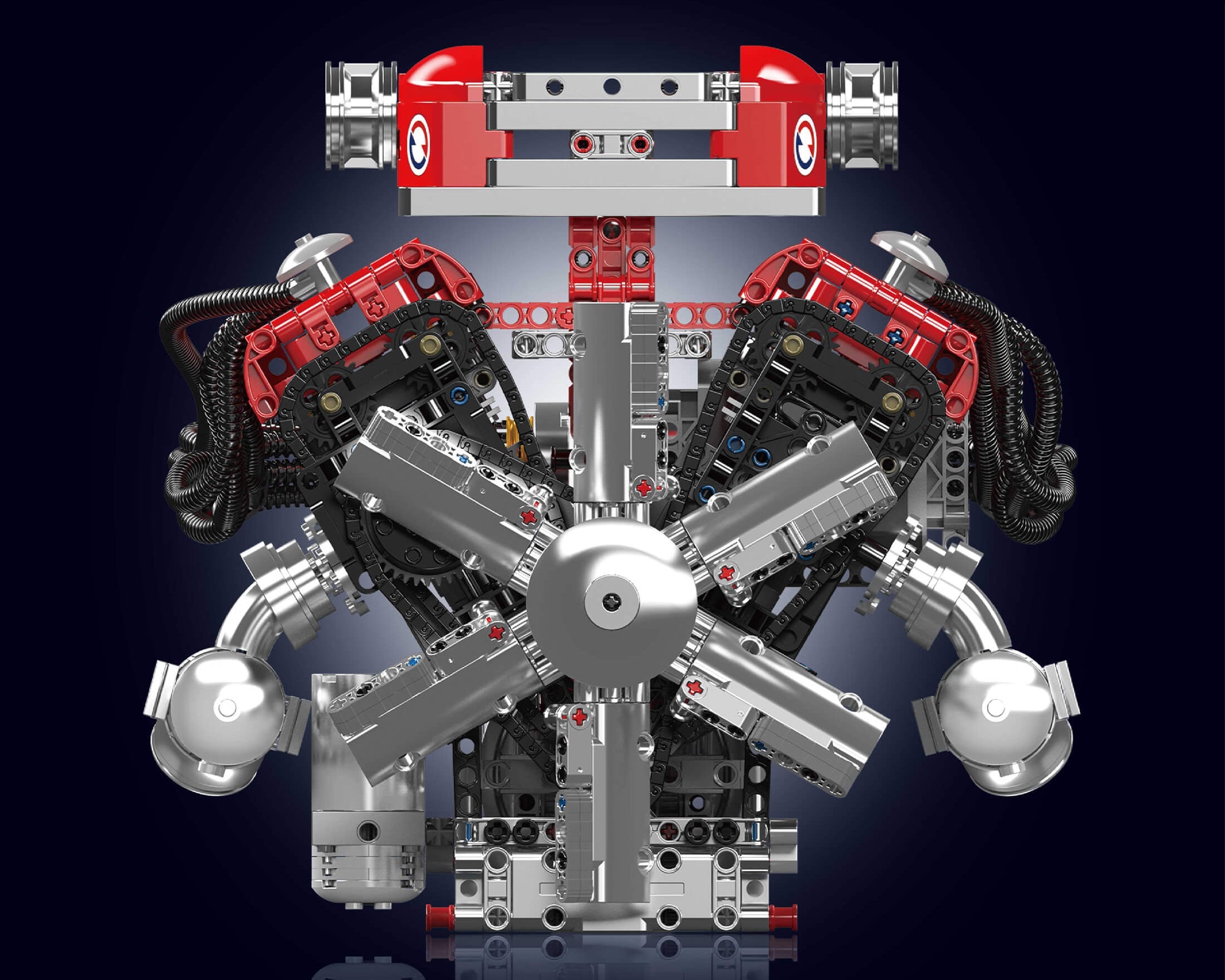 Der V12-Motor & das Getriebe 3472 Teile
