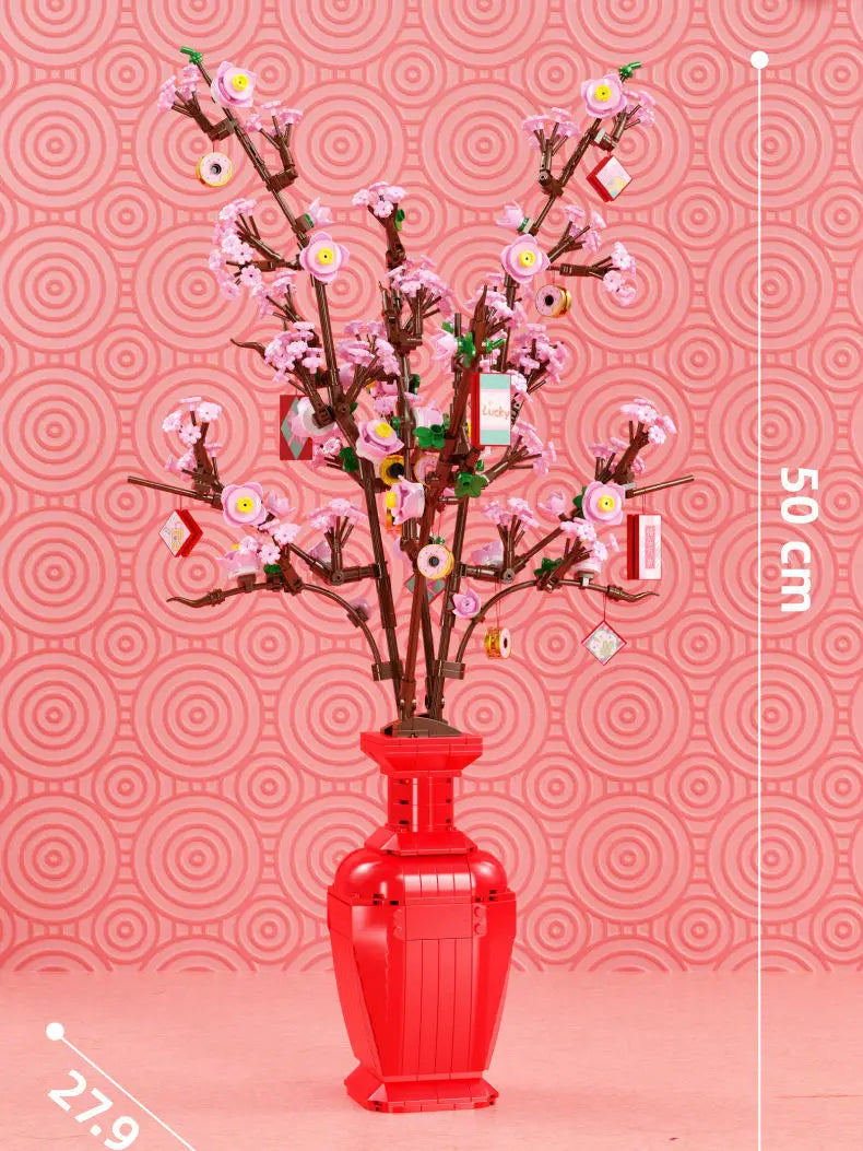 Pfirsichblüten-Blume 992 Teile