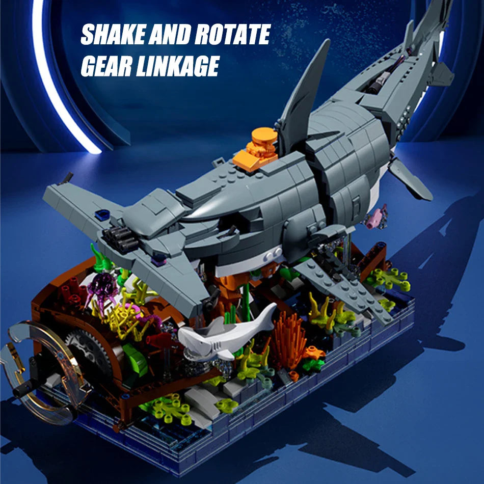 Hammerhead shark 1144PCS