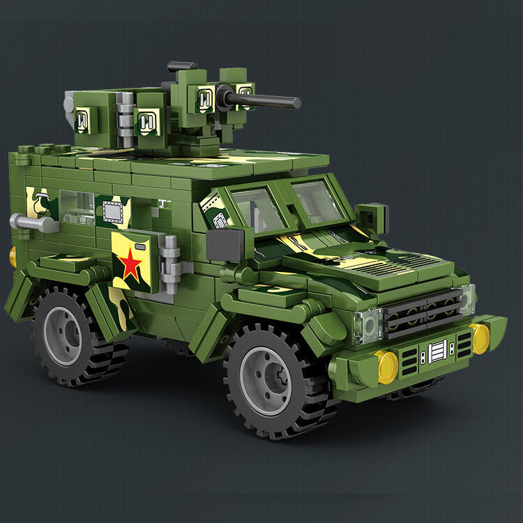 Mini Bricks WW2 Brave Warrior Truck 423PCS