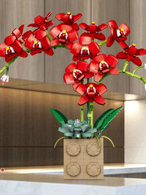Red Rose Flower 1369PCS