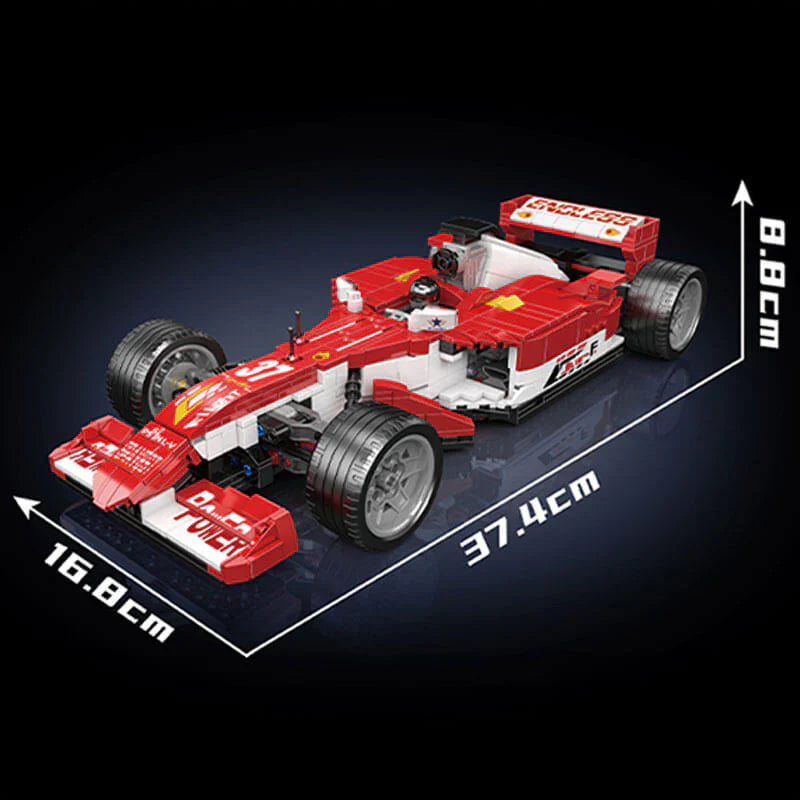 Roter F1 Sportwagen 1603 Teile