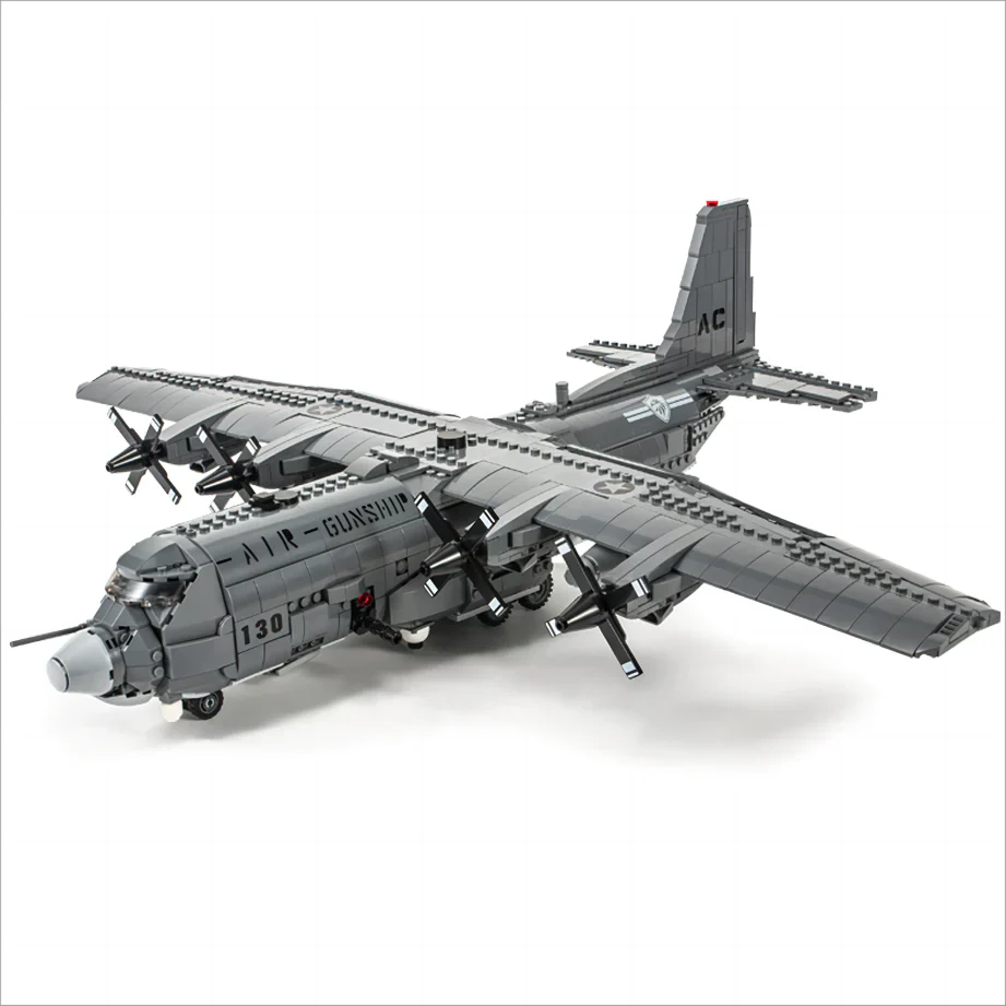 Gunboat Airplane Aircraft 1713PCS