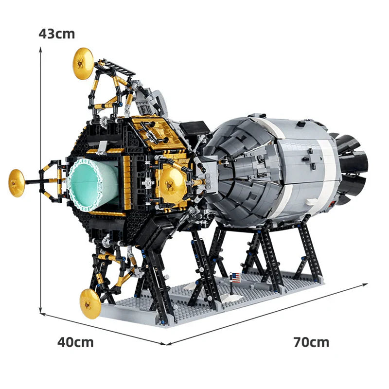 Apollo Mondmission Raumschiff 7011 Teile