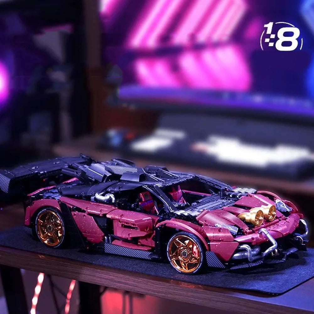 Hypercar italienne V12 turbocompressée ultime 3949 pièces