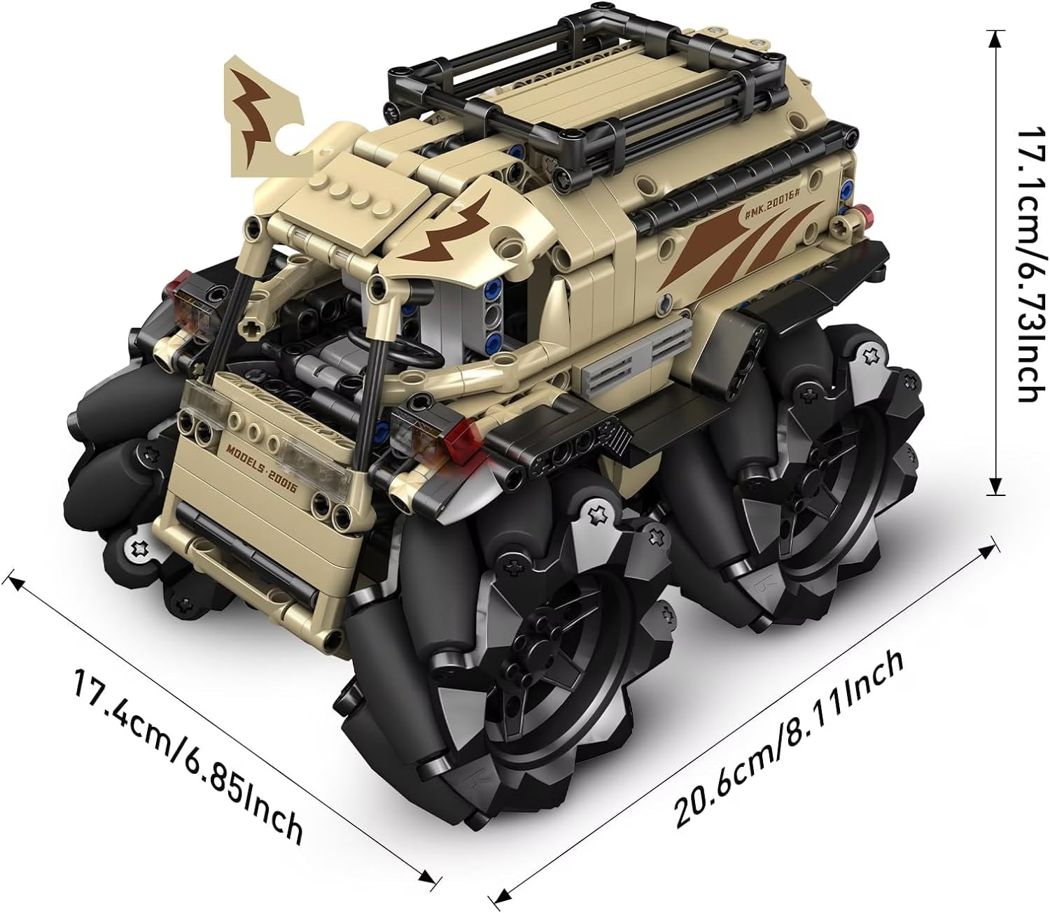 Motorisierter Weizenrad-LKW 617-teilig