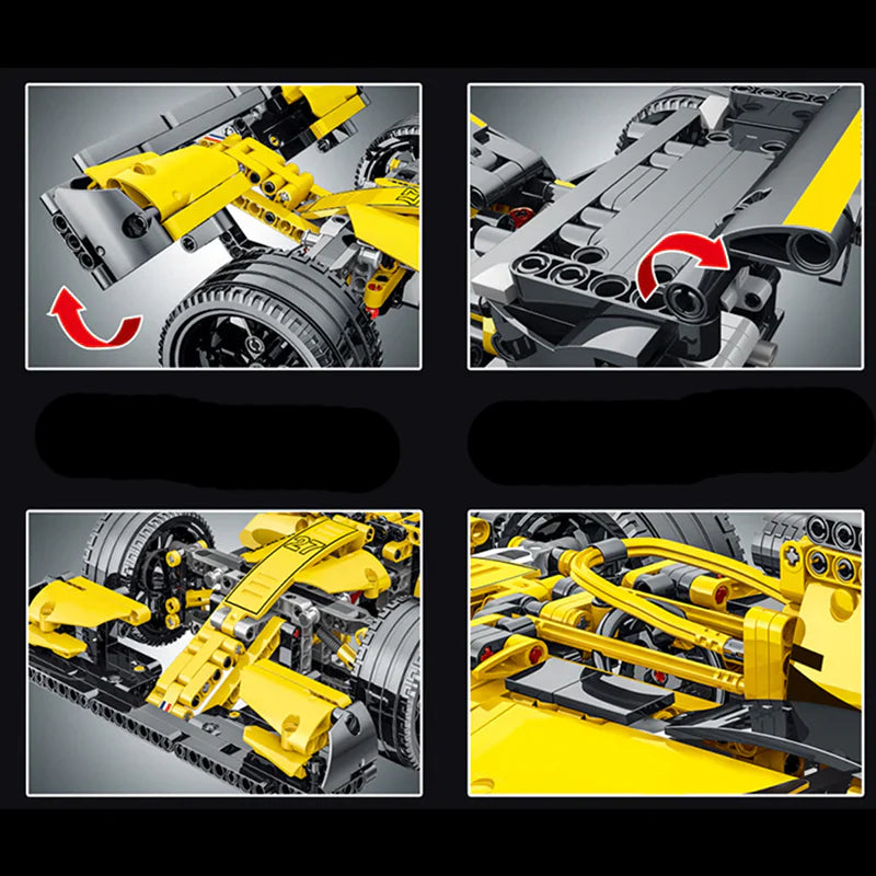 Yellow RS18 F1 1084PCS