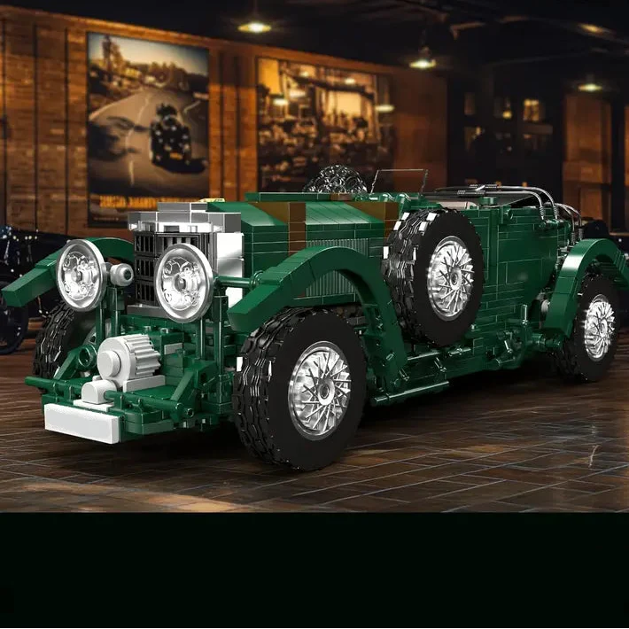Voiture de course vintage des années 1920, 1148 pièces