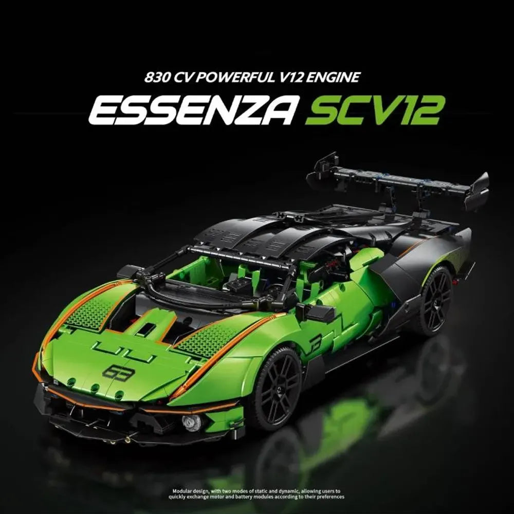 Italian Bull SCV 12 Supercar Building Blocks Kit