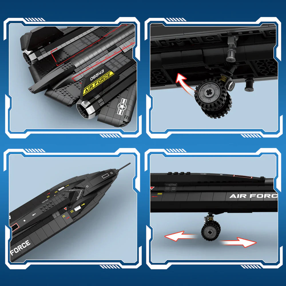 SR-71 Blackbird USAF Jet 1776Teile