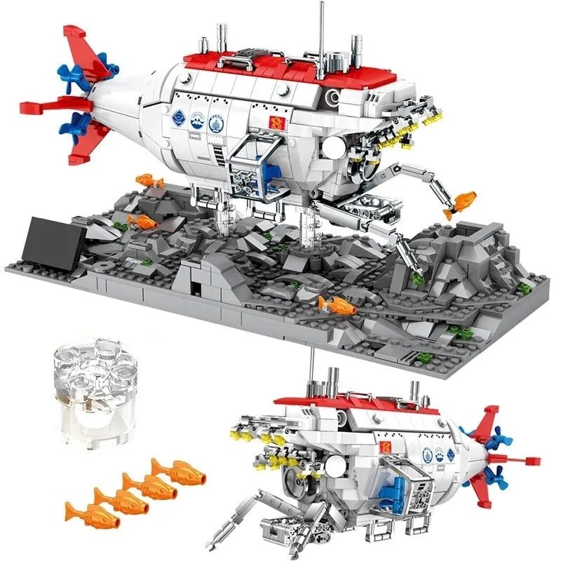 Deep Sea Manned Submersible Boat 1288PCS