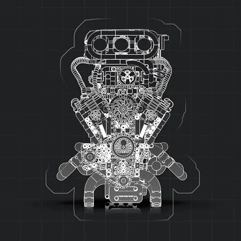 V8 Kompressormotor 2346 Teile