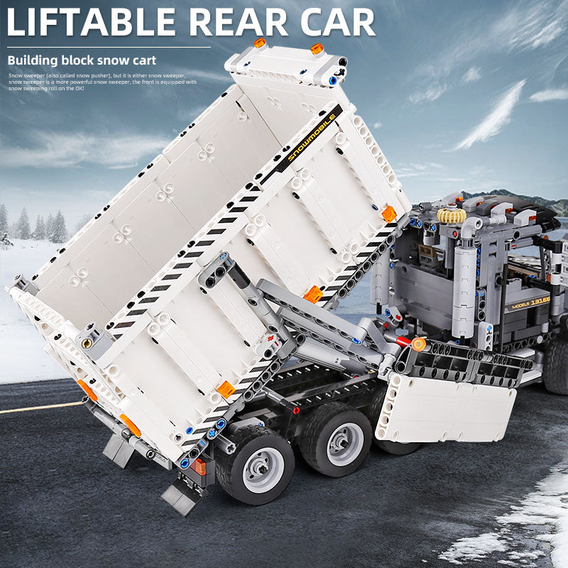Der Schneepflug-LKW 1694 Teile