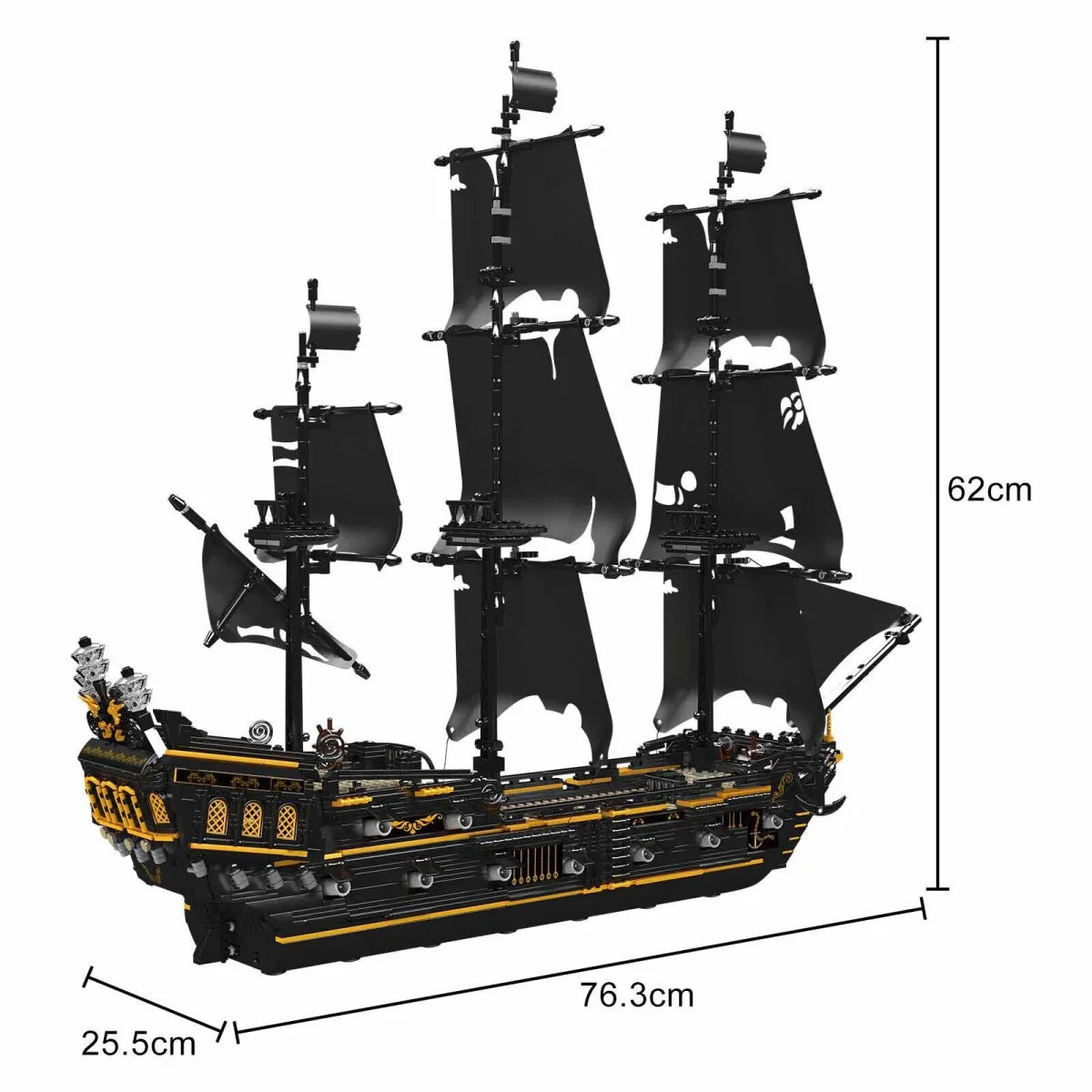 Black Pirate Ship 3180PCS