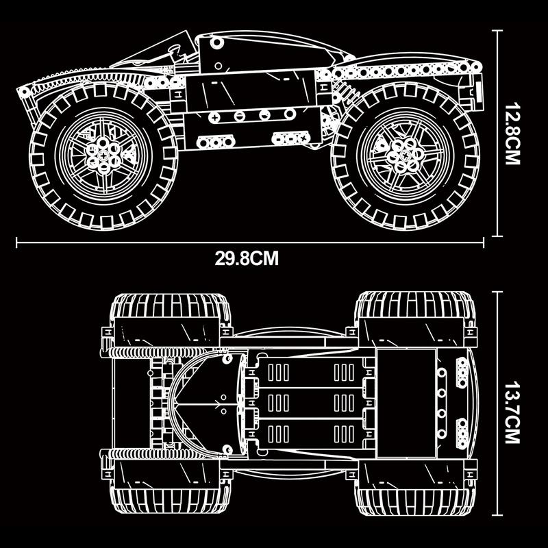 The ultimate Off-Roader4x4 1120PCS