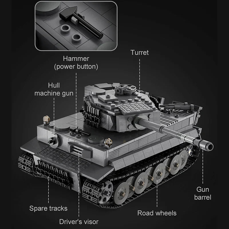 Tiger Tank 925PCS