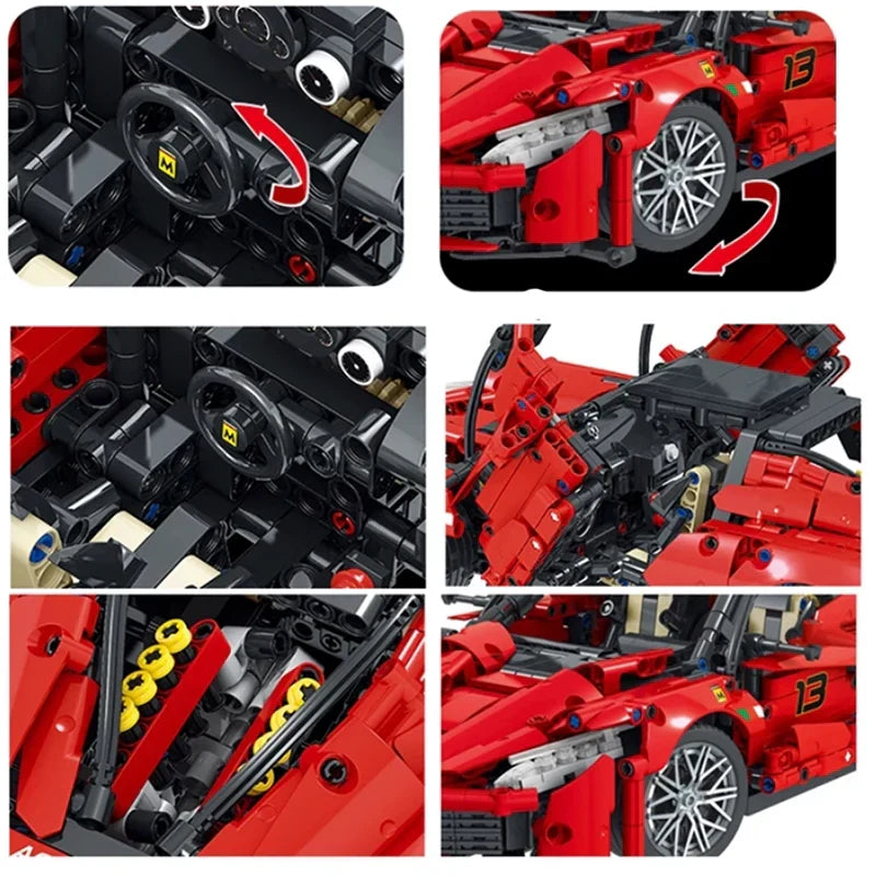 Roter LaFerrari Supersport 1659 Teile
