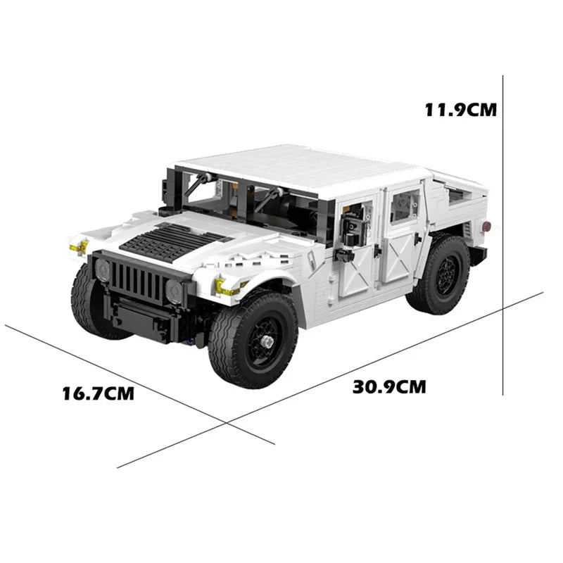 Off-Road H1 Truck 1380PCS