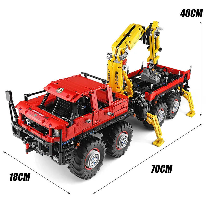 Camion de débardage articulé tout-terrain 8×8 3068 pièces